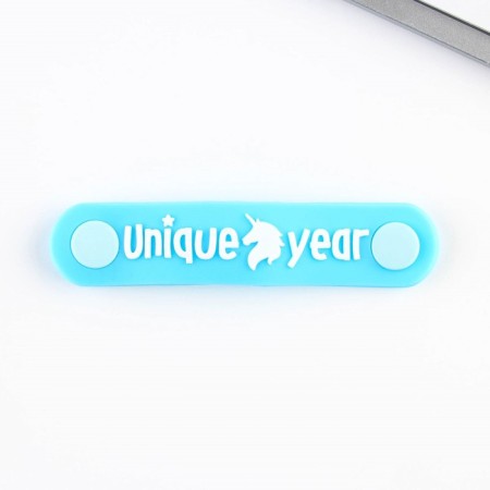 Set of wire holder + Cable for Apple (Lightning) “Happy New Year”, 1a, 1m-3