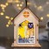 Decor with backlight "House of Fear" 6 × 8.5 × 11.5 cm