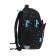 School backpack, 40 x 27 x 20 cm, Grizzly, ergonomic back, laptop department, black