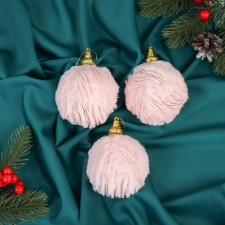 Set of balls plastic D-8 cm, 3 pcs 