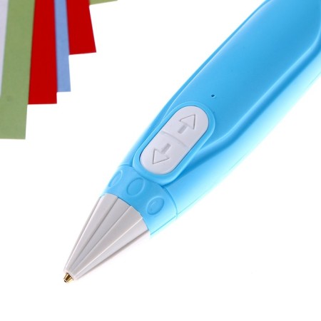 3D handle "New Year" set of PCL plastic, mod. Pn005, blue color-3