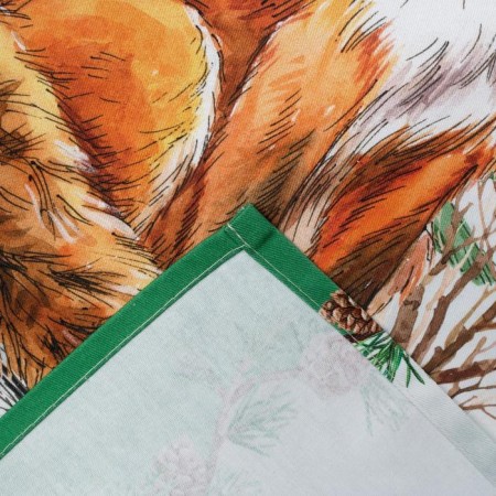 The fox towel TM Ethel: New Year's Forest, 40 × 67 cm, 100 % cotton, sarzha, 190 g/m²-3