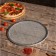Pizza baking uniform, d = 28 cm, silver color