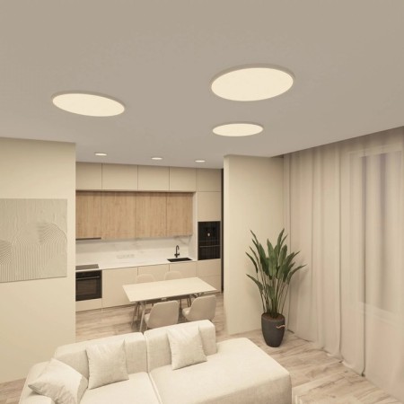 DK6524-WH Thin Lumina Lumber with D600mm 220V 50W 3000/4000/6500K IP40 White alumin-2