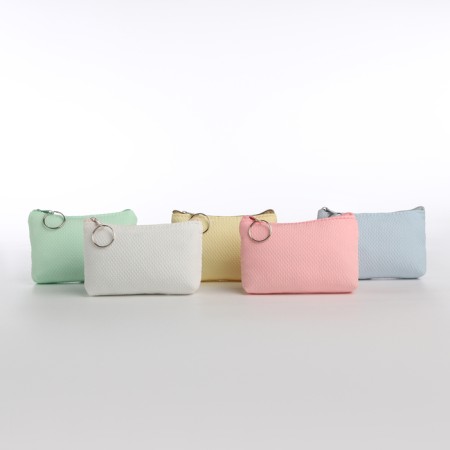 Women's wallet with zipper, color mix-2