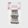 Automatic castle for lightning "Spiral", No. 3, 10 pcs, color black nickel