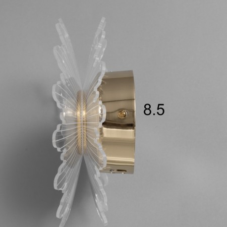 Bra "Astrelia" Led 3000k gold 20x20x10cm-5