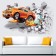 Sticker 3D Interior Race 70*50cm