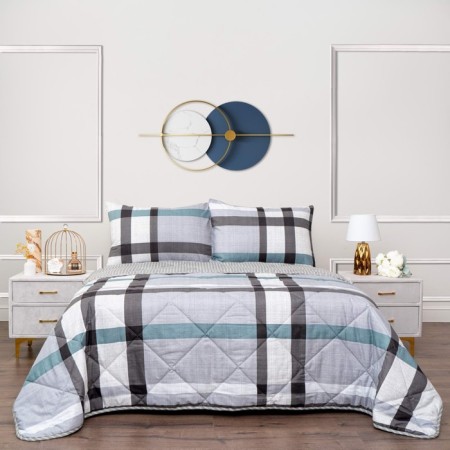 A set with a blanket euro "Massimo", size 230x250 cm, 200x220 cm, 50x70 cm - 2 pcs