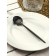 Spoon of stainless steel table Magistro "folk", length 21 cm, black color