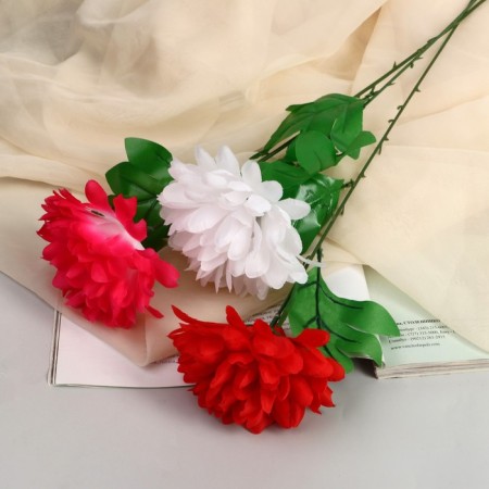 Artificial flowers "Peony" D-14 cm 55 cm, mix-2