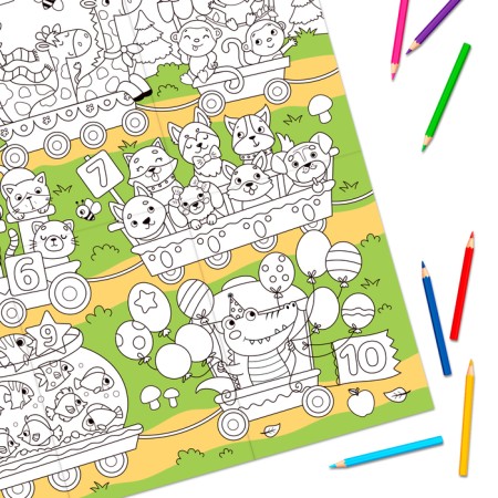 Coloring giant "Count us!"-2