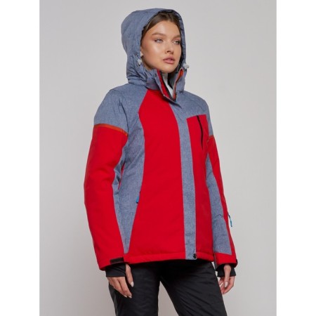 Ski jacket women, size 54, red color-15