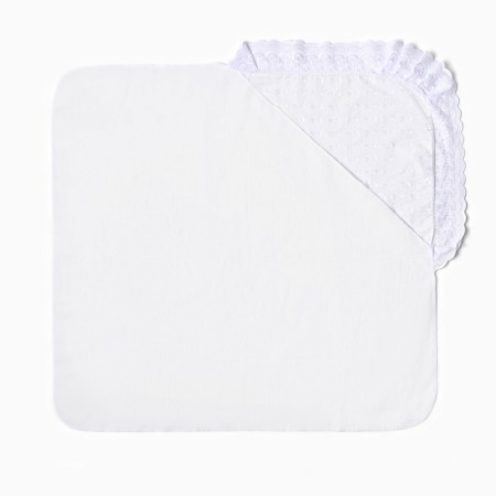 Corner for discharge, color white lace, size 75x76 cm-1