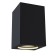 Technical C011CL-01B, 1xGU10, 10W, 7x7x1.5 cm lamp, black color, black color