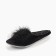 Slippers # 11 women, size 35.5, black color