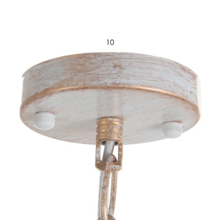 Lamp Bayerlux "Sphere" E27 40W white with a golden patina 40x40x40-95 cm-5