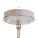 Lamp Bayerlux "Sphere" E27 40W white with a golden patina 40x40x40-95 cm