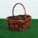Set of wicker baskets, willow, 3 pcs
