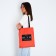 Bag Schoper "Noise" 35 x 0.5 x 40, Department without lightning, without lining, red