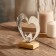Souvenir "Heart" on a stand 12x5x15 cm
