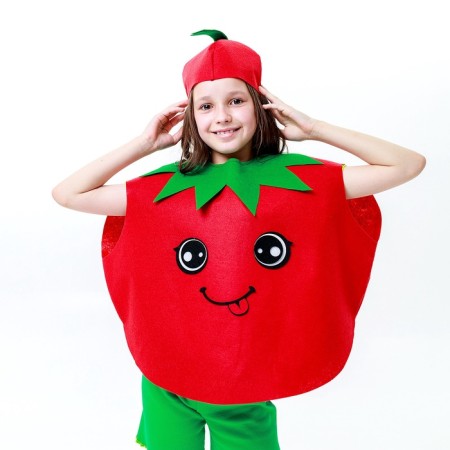 Carnival set "Ripe Tomato", felt-3