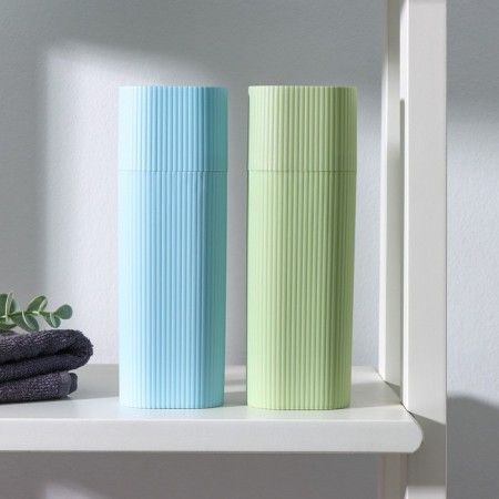 Case for toothbrush and pasta, 19.5 × 6.5 × 4.5 cm, color mix-4