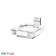 Holder with a soap dish, glass; Chrome, Lineag