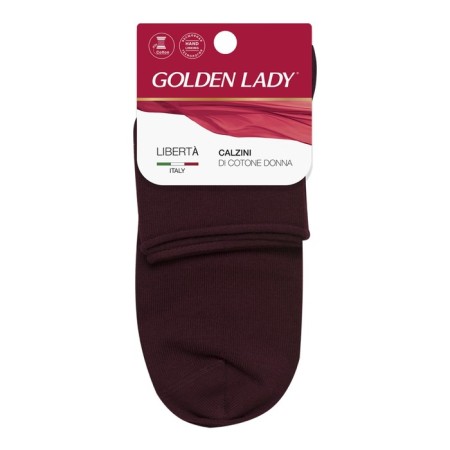 Women's socks Golden Lady Liberta, size 35-38, Bordo color
