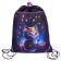 A bag for shoes with a pocket of 480 x 360 mm, a phoenix, a reflective strip, with a “magic cat” handle