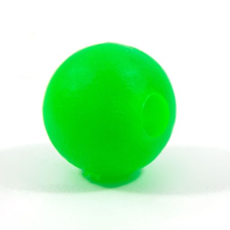 Feeder bead Namazu Soft Beads, PVC, D = 8 mm, round, dark green 20 pcs.-3