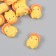 Decor for creativity Plastic "Chick in a cap" set of 12 pcs 1.5x1.2 cm