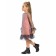Dress for girls, height 86 cm, gray color