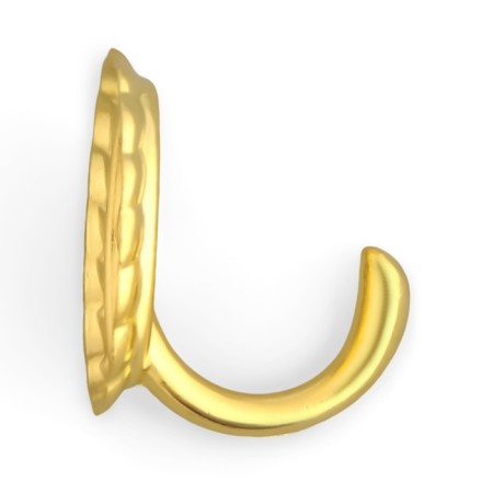 Hook furniture tundra TKO018, one -rod, gold-3