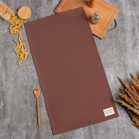Ethel towel Kitchen 40x73 cm, brown color, 100% cotton, sarzha 220 g/m2