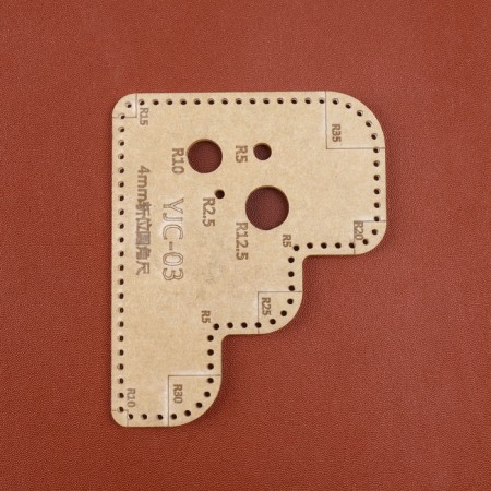 Radius line, for the skin, step 4 mm, acrylic, R5 - 35, S3-2