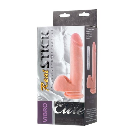 Realistic vibrator Toyfa Realstick Elite Vibro, TPR, bodily, 7 vibration modes, 20 cm 764728-16
