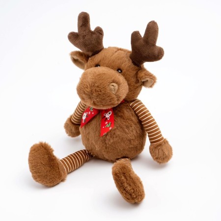 Soft toy "Deer", 18 cm, brown color