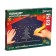 The training tablet "Magnetic drawing", New Year, black color, 375 holes