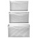 A set of wall -mounted A4, 3 pieces, Berlingo Steel & Style, Metal, Silver