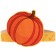 Set of carnival masks vegetables, blue tractor 6 pcs.