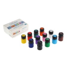 Acrylic paint, set of 12 colors x 20 ml, ZHK Decola, glossy, 2941116
