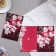 Postcard "On this wonderful day!" Flowers, pink background, 19x29 cm