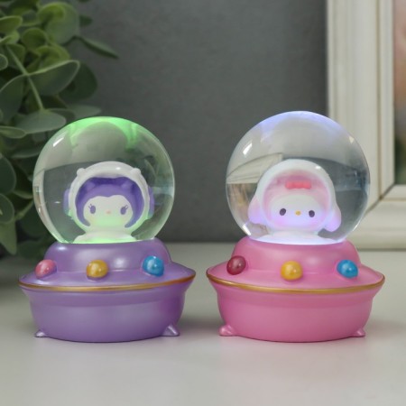 Souvenir Polystone Water Ball Light "Beast-cosmonaut" mix 7x5x5x5.5 cm-1