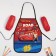 Apron with overshrower children's "Cars", 49x39 cm