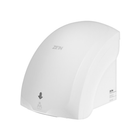 Hand dryer Zein HD225, with an indicator, 2 kW, 240x240x230 mm, white-2
