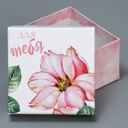 A set of boxes 6 in 1, gift packaging, “flowers”, 10.2 x 10.2 x 6 - 20 x 20 x 11 cm-16