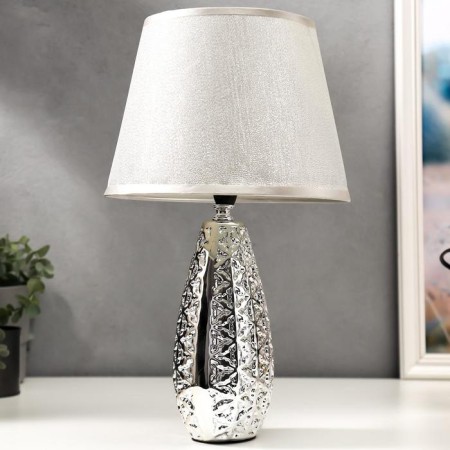 Table lamp 16417/1SL E14 40W silver 22x22x38 cm Risalux-5