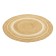 June carpet round with white inserts Ethnic, size 90 cm