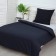 Set 1.5sp black 8-3 (duvetel 145x215cm, pillowcase 70x70cm) calico, 120g/m, HL100%